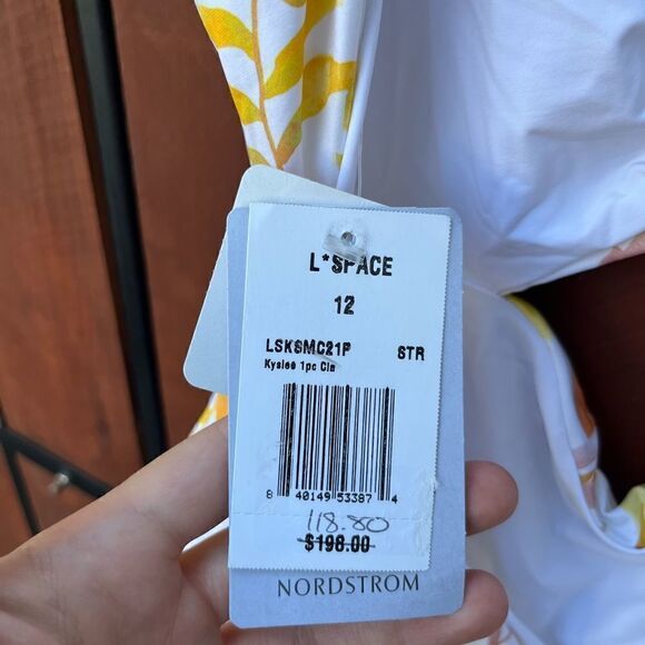 L*Space Kyslee One Piece Swimsuit Sz 12 NWT - Picture 5 of 5